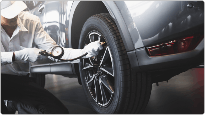 tire pressure checking